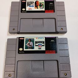 SNES Game Bundle (Madden 94&95, Tetris 2)