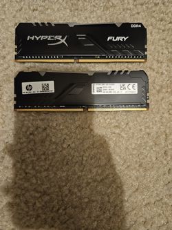 HyperX Fury RGB 16GB (2x8) DDR4 3200MHz RAM - RGB Lighting
