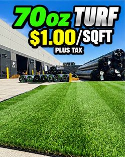 Artificial Grass Turf Rolls - 70oz $1.00/sq ft