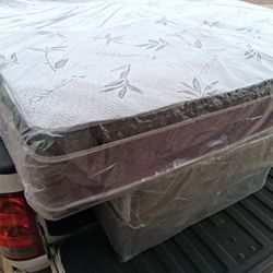 Colchones Nuevos King Con Sus Box Spring En $260 Entrega Gratis 