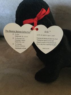 Ty Beanie Babie "GiGi" Very Rare