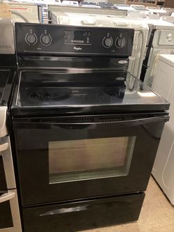 Whirlpool 30 in. Glass Top 4 Burners 4.8 cu.ft. Electric Range