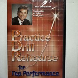 Practice, Drill, Rehearse for Top Performers Tom Hopkins – DVD - ** NEW ** RARE