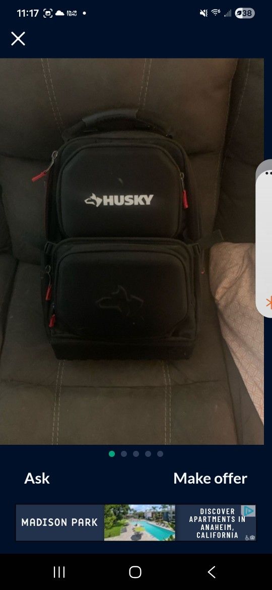 Husky Tool Backpack 