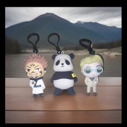 ujutsu Kaisen Keychains – Nanami, Panda, Sukuna