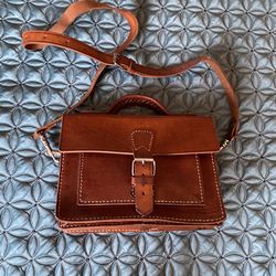 Genuine Leather Moroccan Messenger Bag/briefcase