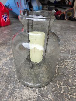 Glass Vase Candle Holder