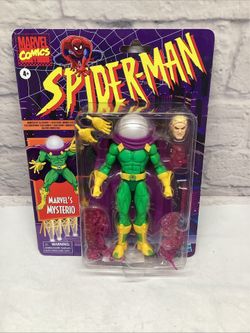 Marvel Legends Mysterio Retro Cardback 6" Spider-Man Animated