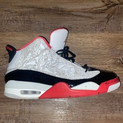 Jordan Dub Zero White Varsity Red