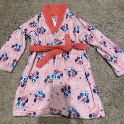 Disney Minnie Mouse Toddler Robe-Size 4T/5T
