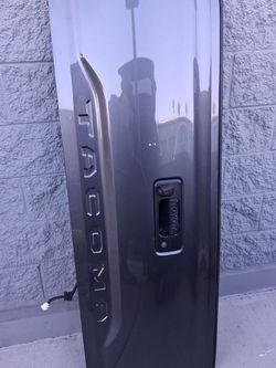 Charcoal-Gray Toyota Tacoma Tailgate