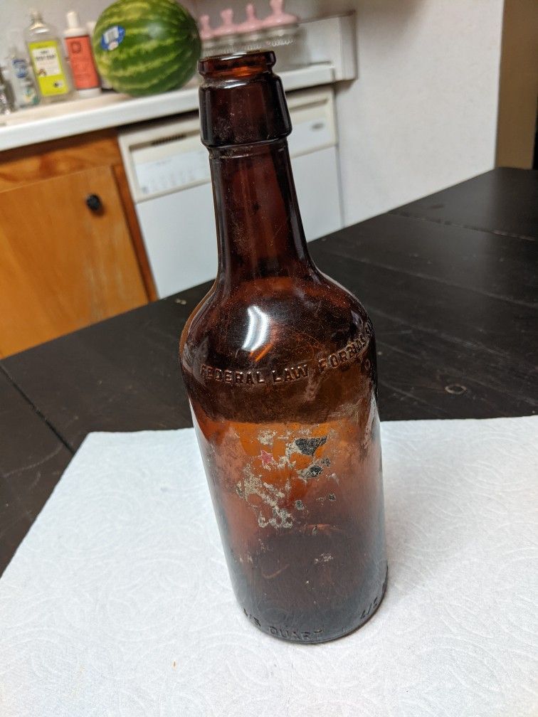 Antique Boot Leg Bottle