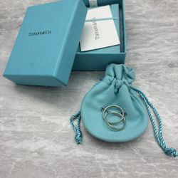 AUTHENTIC Tiffany & Co. 1837® Interlocking Circles Ring in Sterling Silver