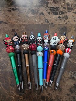 Bundle of Halloween bead pens