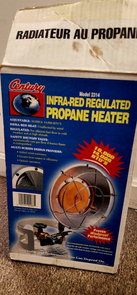 Tank Top Propane Radiant Heater