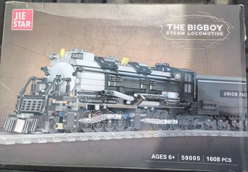 Bigboy Steam Train Locomotive - Building Block Set Brick Model Kids Toy 59005