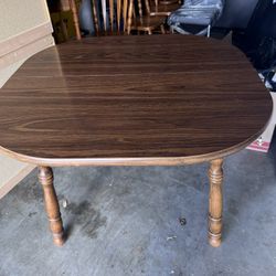 Wooden Table And  5 Chairs  