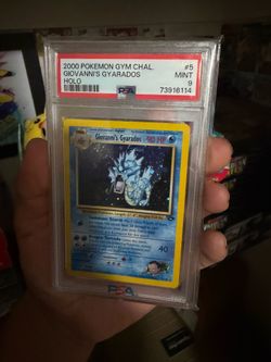 Giovanni's Gyarados Holo PSA 9 Gym Challenge