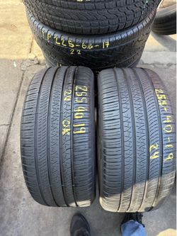 19” tires pirelli 255/40/19 with free installation for $130 both
