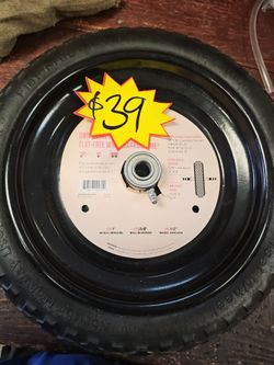Flat-Free Wheelbarrow Tire