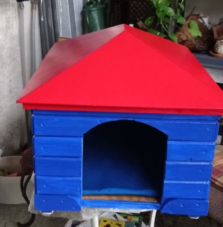 Rustic Hand Made Dog's House