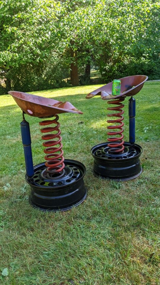 Tractor Seat Campfire Chairs/Stools
