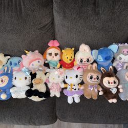 Plushies 10dls Each