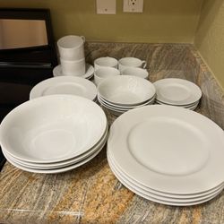 Macy’s The Cellar White Dishes Set