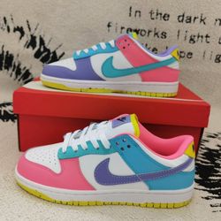 [DD1872-100] Womens Nike DUNK LOW SE 'EASTER CANDY' Tried On Size 5.5-12.5