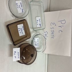 Pyrex baking Dishes