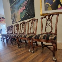 Hickory Furniture Solid Wood Dining Chairs-6 Piece 