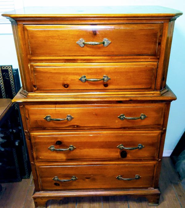 Antique Pine Nashville Chest On By Davis Cabinet Company For Antique Pine Nashville Chest On By Davis Cabinet Company