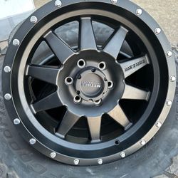 New 18” Black Method Wheels 18 Rines Negros Rims 6 lug