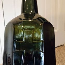 Antique Mid 1800,S Green Cross Bottle 