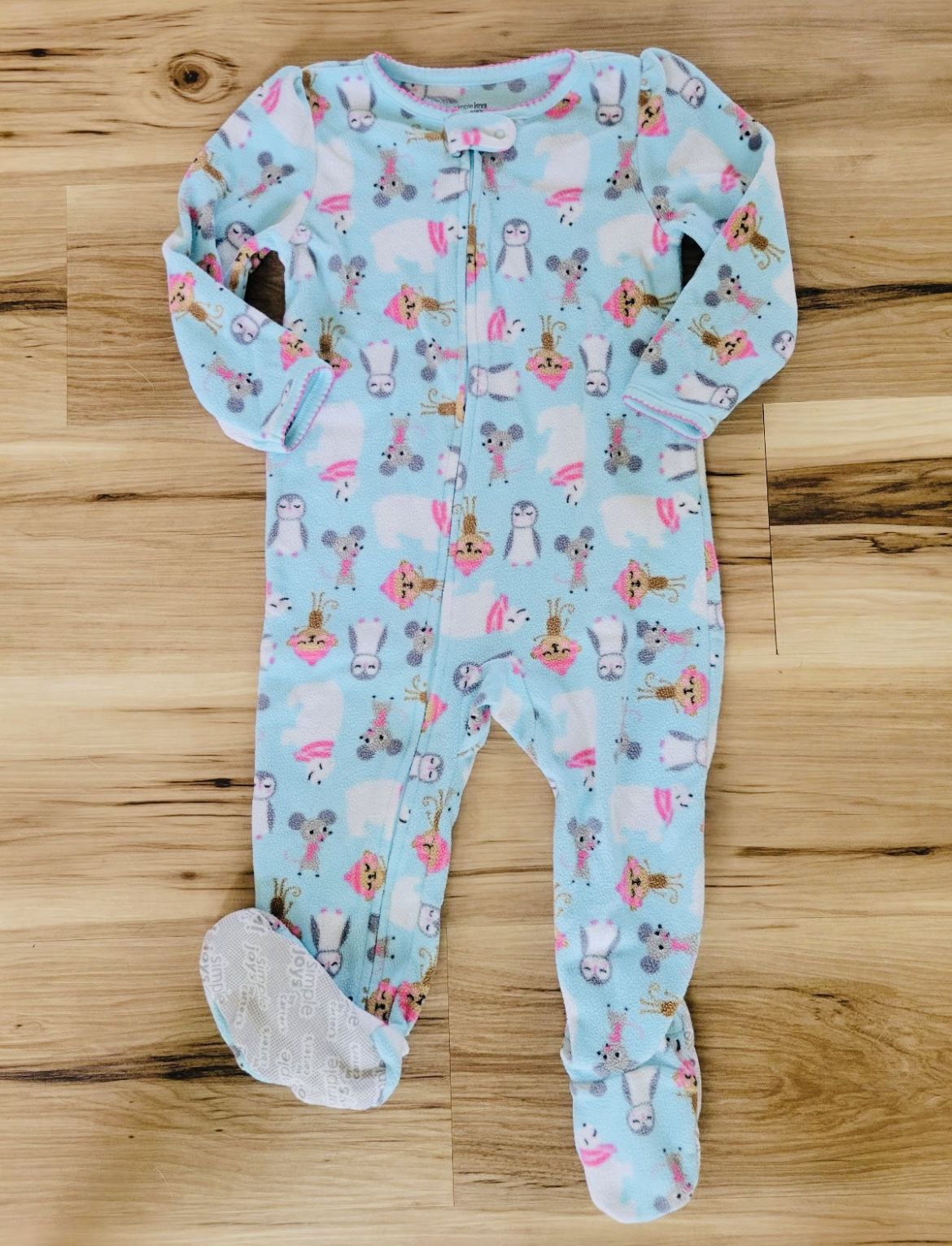 Simple Joys By Carter’s Pajama Animals Fuzzy