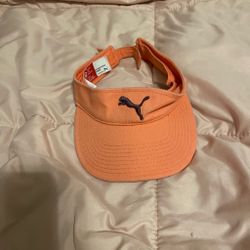 Orange puma visor