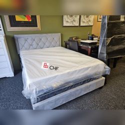 New queen or king size  bed frame  / Mattress sold separately 