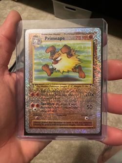 Pokemon Primeape Legendary  ReHolo LP-/MP