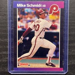 1989 Donruss Mike Schmidt Baseball Card #193