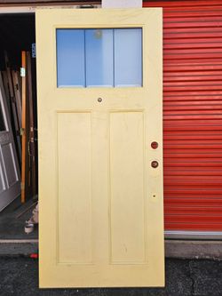Fiberglass Front entrance door
