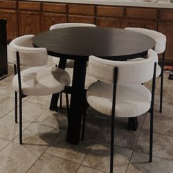 Dining chairs (4) Table Not Included 