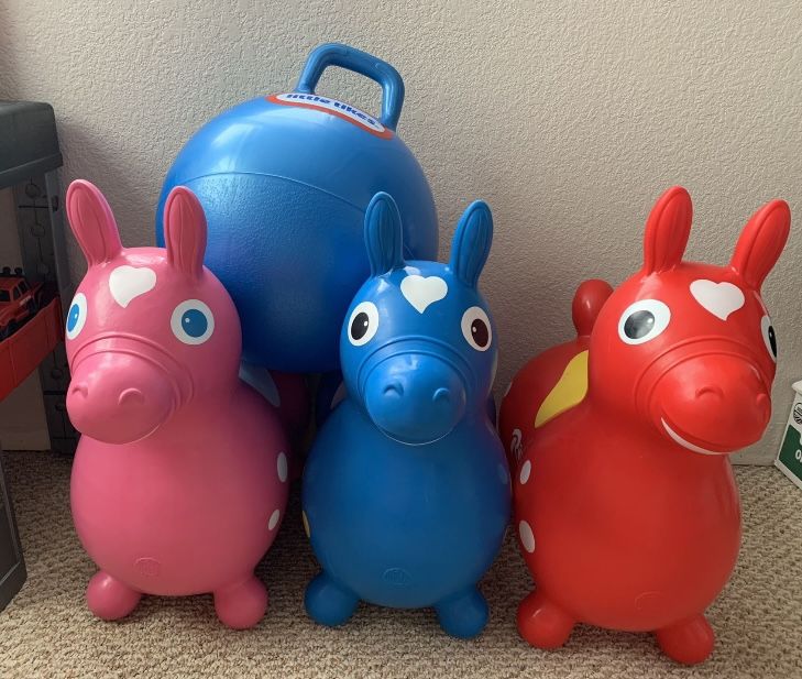Rody Bouncy Horses And Bouncy Ball