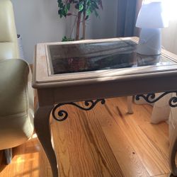 Two Glass Small Table