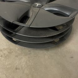 Factory Plastic Tesla Wheel Rim Covers 