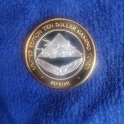 Limited Edition Ten Dillar Gaming Token .999 Pure Silver