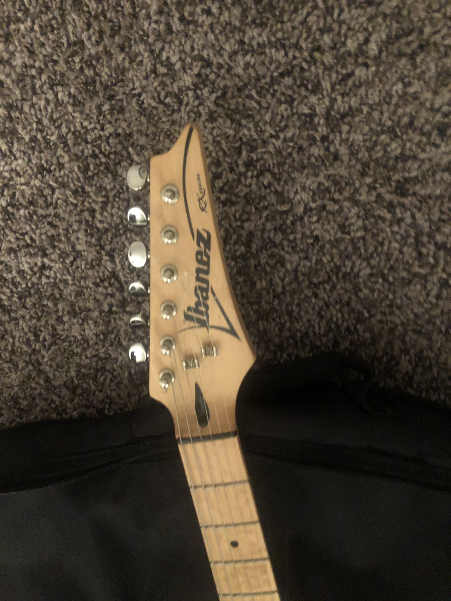 Ibanez RX Series Navy Blue / Fender Guitar Bag w/picks & Amp Cord