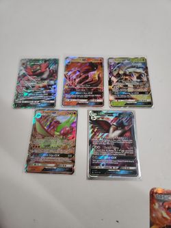 Pokemon cards lot of 5 GX cards 2017-2019