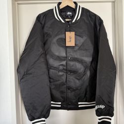 SIZE M STUSSY VARSITY JACKET 