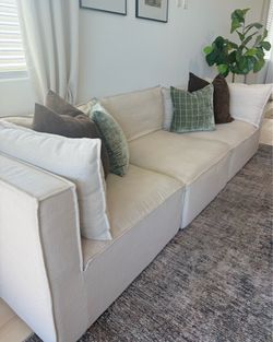 World market 3 piece modular sofa