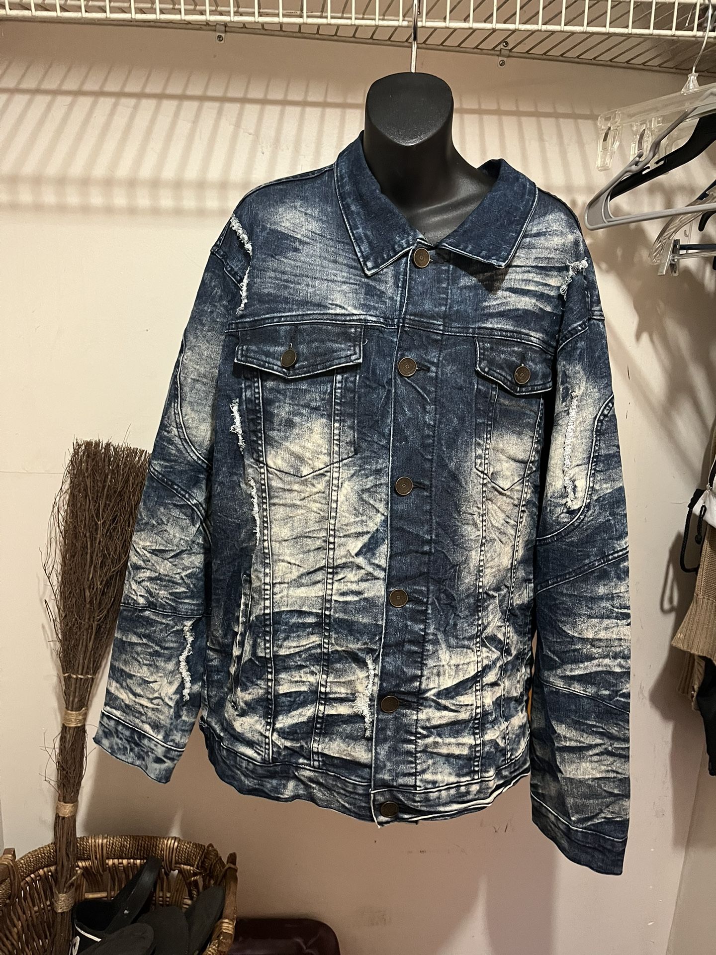 Denim jacket new with tags size 2X